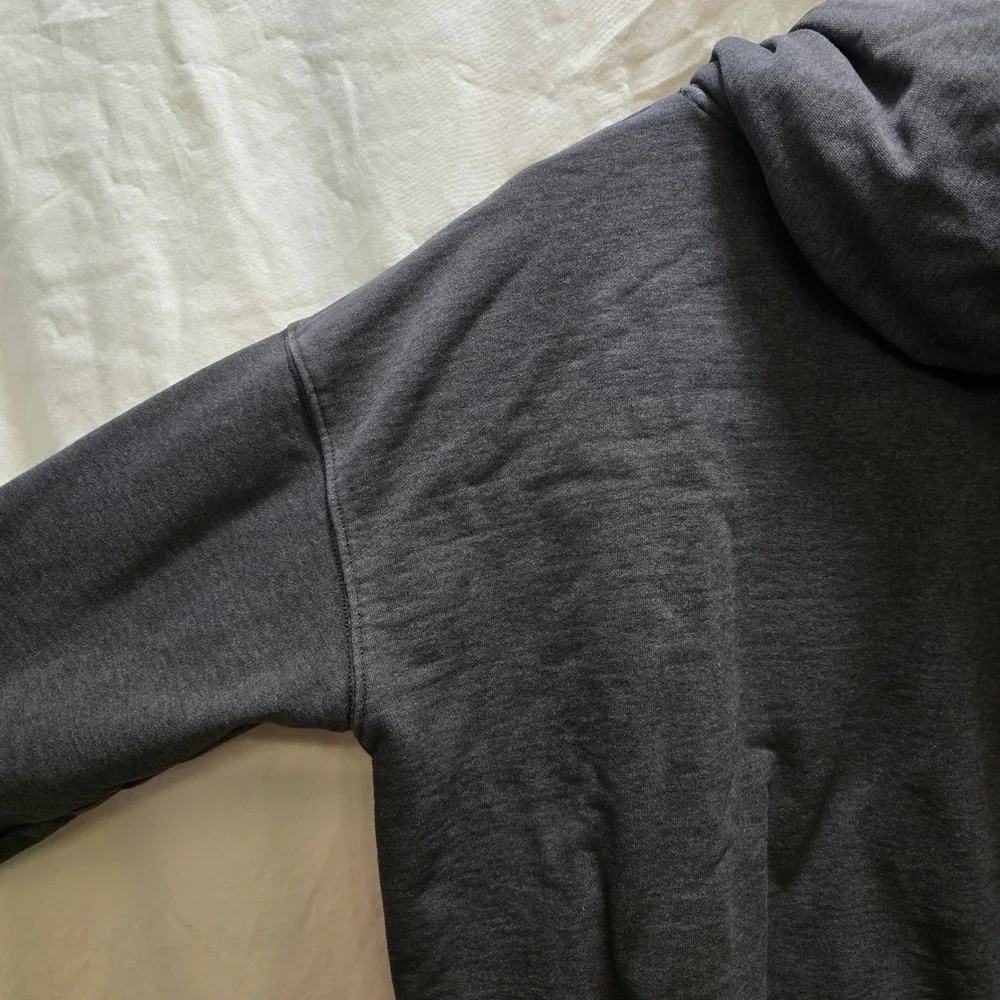 Gymshark Rest Day Sweats Gray Hoodie Sweatshirt Embroidered Logo Small Womens‎